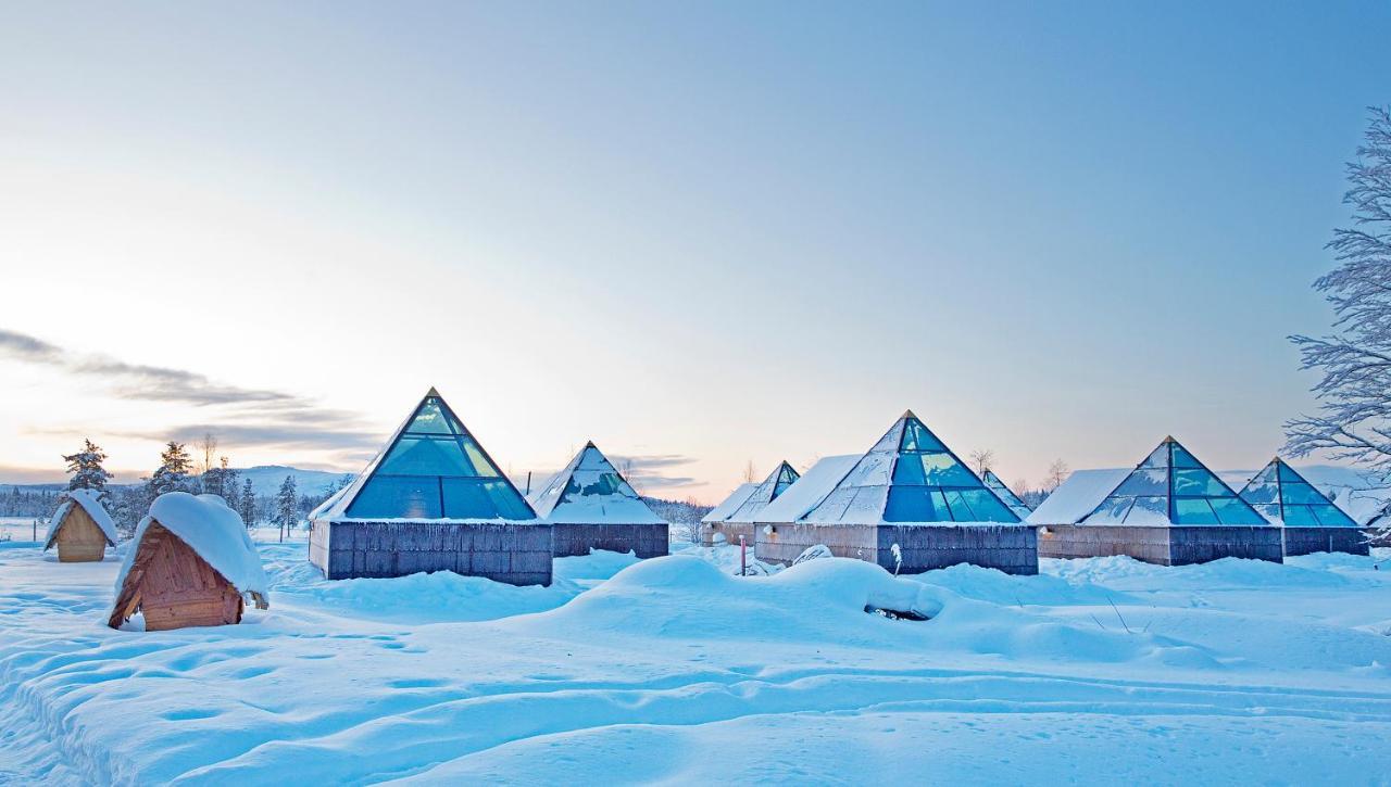 Aurora Pyramid Glass Igloos Köngäs Exterior foto