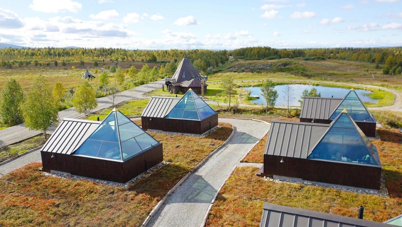 Aurora Pyramid Glass Igloos Köngäs Exterior foto