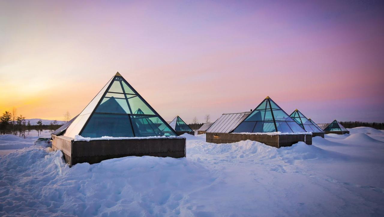 Aurora Pyramid Glass Igloos Köngäs Exterior foto